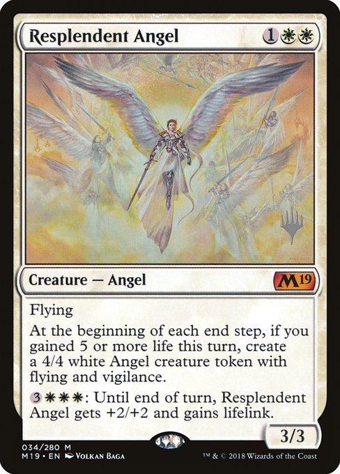 Resplendent Angel (34p) [Core Set 2019 Promos]