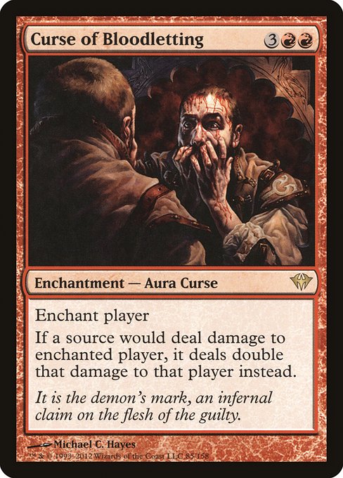 Curse of Bloodletting (85) [Dark Ascension]