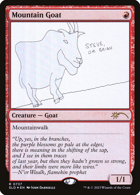 Mountain Goat (737) [Secret Lair Drop]