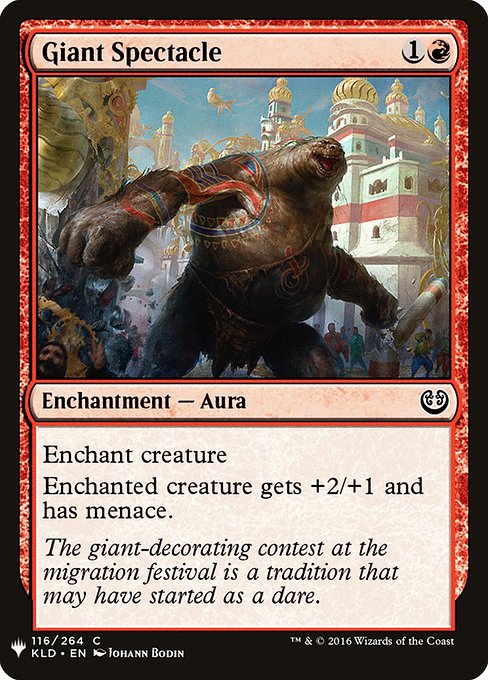 Giant Spectacle (KLD-116) [The List]