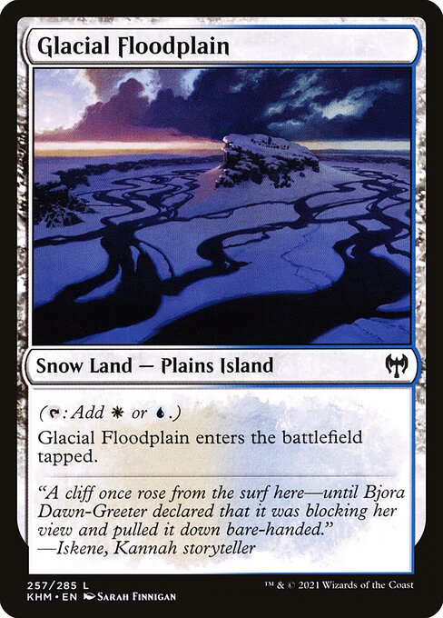 Glacial Floodplain (257) [Kaldheim]
