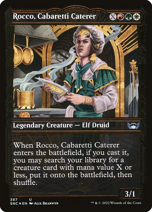 Rocco, Cabaretti Caterer (397) [Streets of New Capenna] [Showcase]