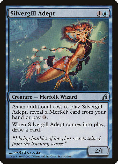 Silvergill Adept (86) [Lorwyn]