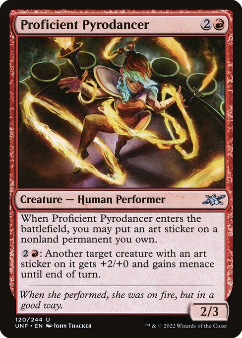 Proficient Pyrodancer (120) [Unfinity]