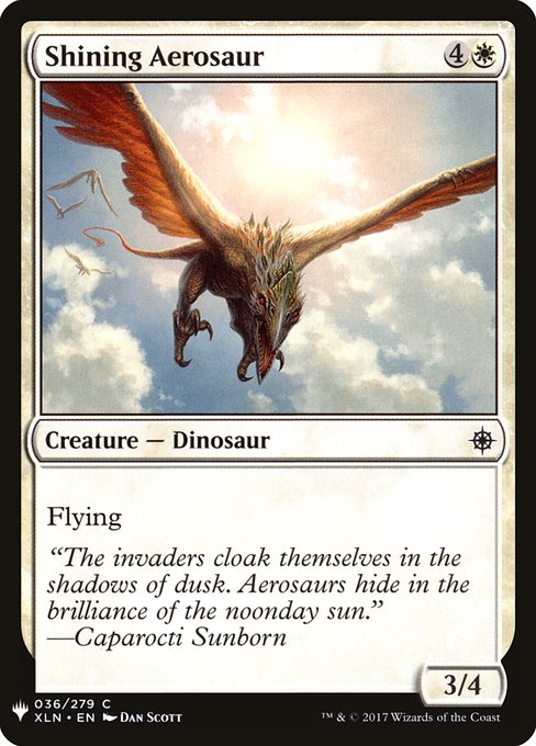Shining Aerosaur (XLN-36) [The List]