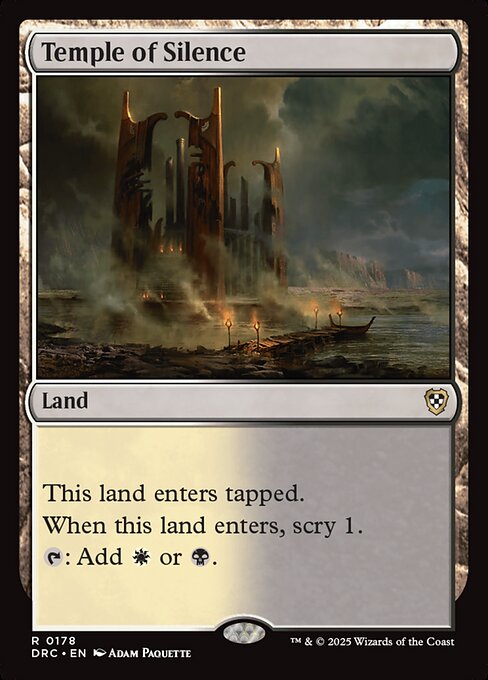 Temple of Silence (178) [Aetherdrift Commander]