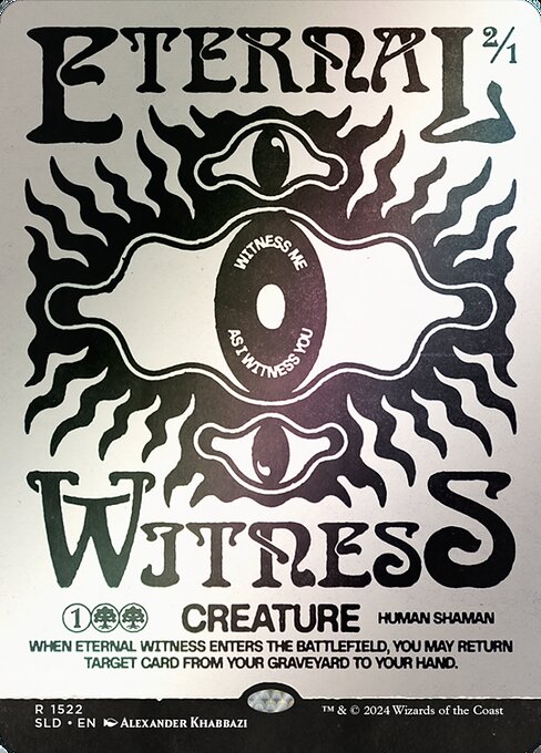 Eternal Witness (1522★) [Secret Lair Drop]