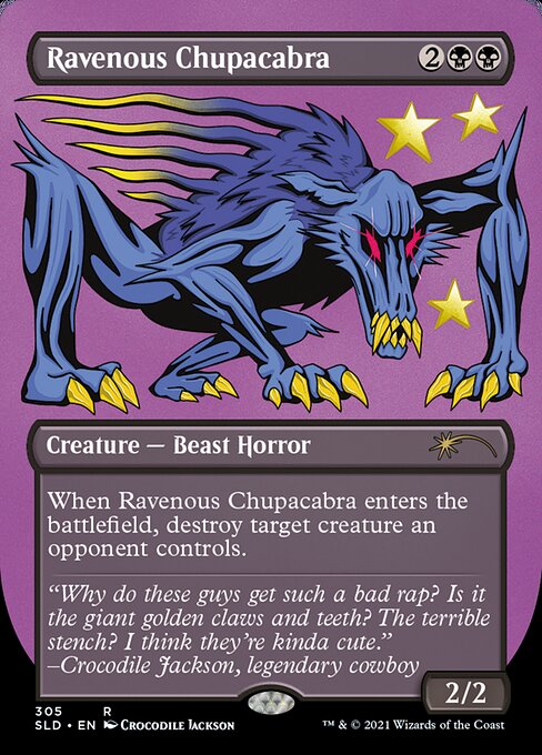 Ravenous Chupacabra (305) [Secret Lair Drop] [Borderless]