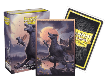 Dragon Shield Brushed Japanese Art Halloween 100ct Sleeves image 0