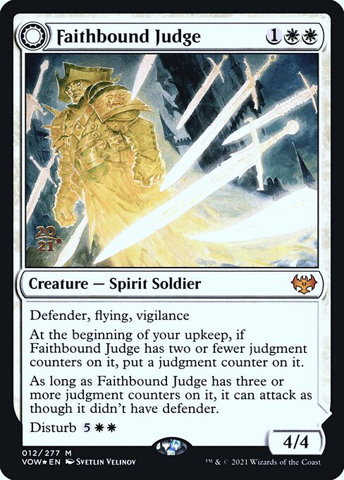 Faithbound Judge // Sinner's Judgment (12s) [Innistrad: Crimson Vow Promos]