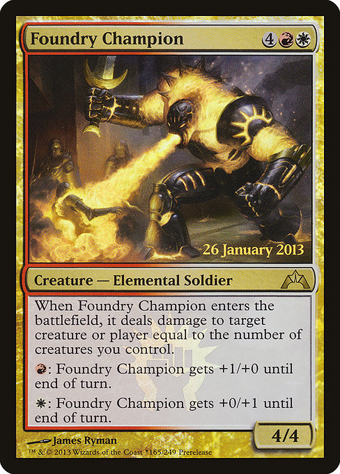 Foundry Champion (165★) [Gatecrash Promos]