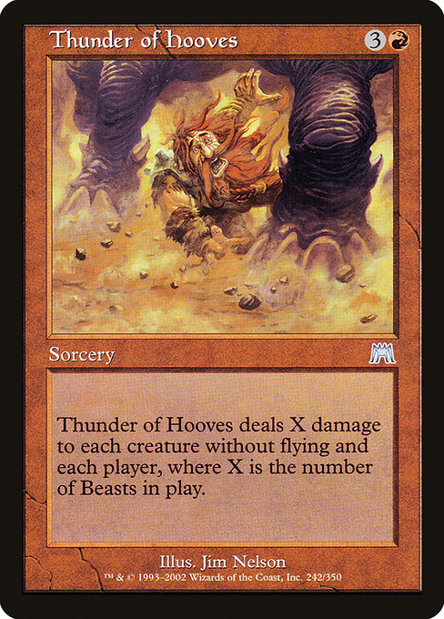 Thunder of Hooves (242) [Onslaught]