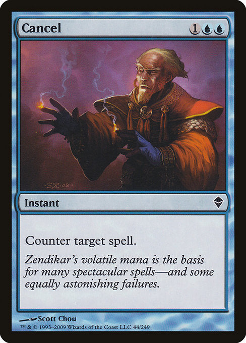 Cancel (44) [Zendikar]