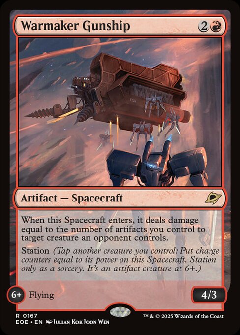 Warmaker Gunship (167) [Edge of Eternities]