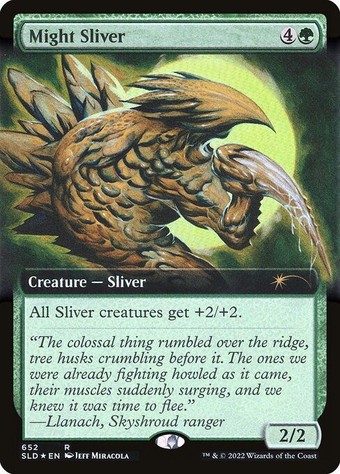 Might Sliver (652) [Secret Lair Drop] [Extended Art]
