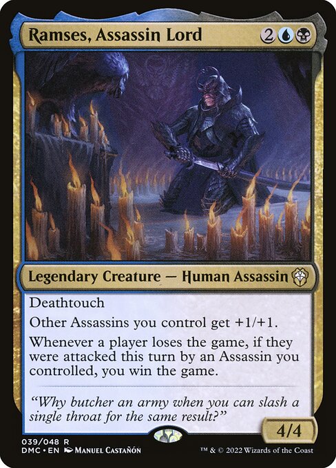 Ramses, Assassin Lord (39) [Dominaria United Commander]