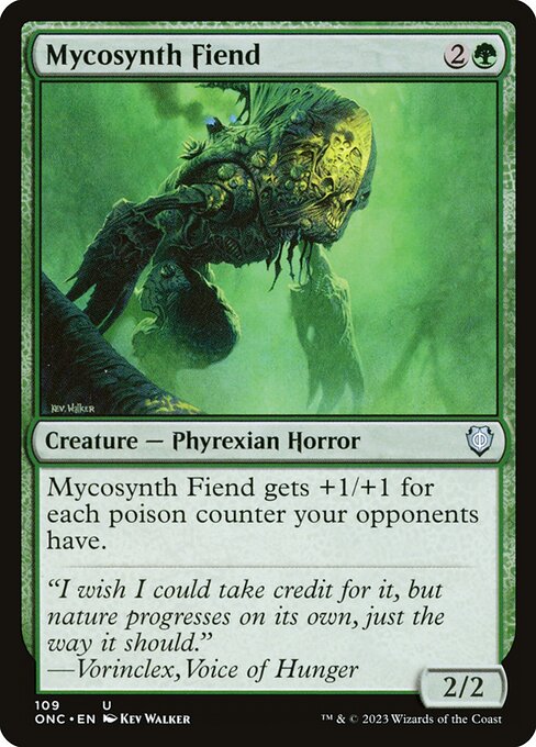 Mycosynth Fiend (109) [Phyrexia: All Will Be One Commander]