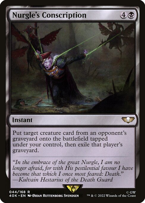 Nurgle's Conscription (44) [Warhammer 40,000 Commander]