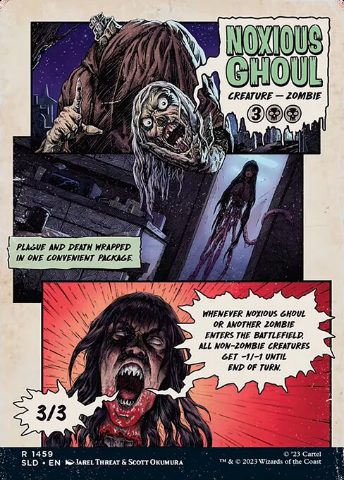 Noxious Ghoul // Noxious Ghoul (1459) [Secret Lair Drop] [Full Art, Borderless] Reverse