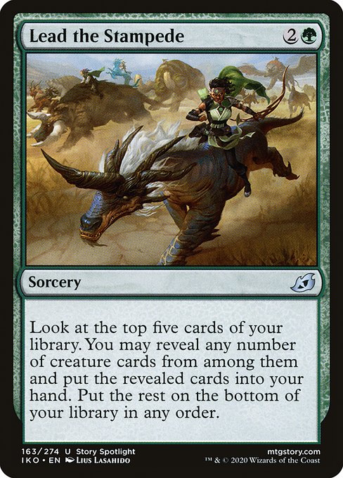 Lead the Stampede (163) [Ikoria: Lair of Behemoths]