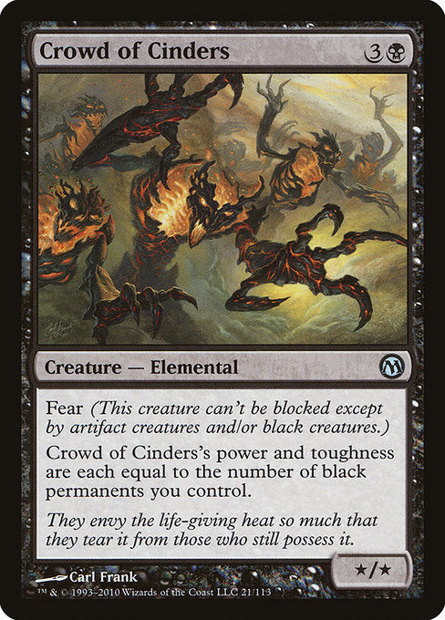 Crowd of Cinders (21) [Duels of the Planeswalkers]