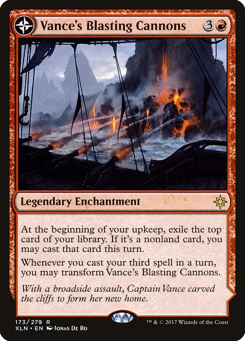 Vance's Blasting Cannons // Spitfire Bastion (173) [Ixalan]