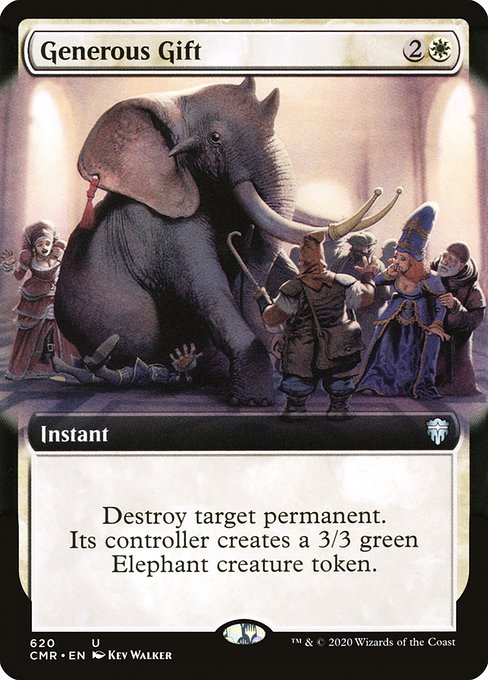 Generous Gift (620) [Commander Legends] [Extended Art]
