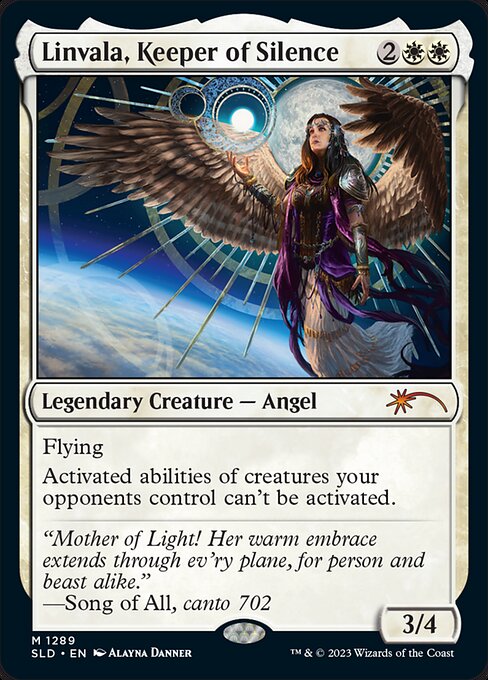 Linvala, Keeper of Silence (1289) [Secret Lair Drop]
