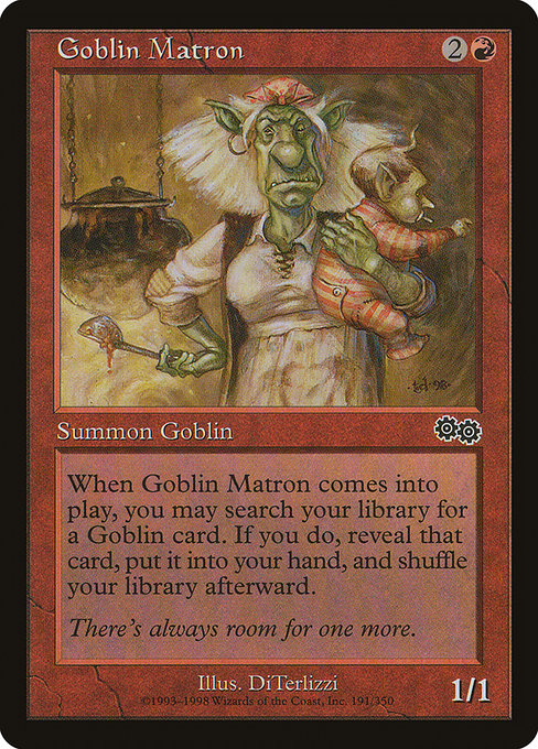 Goblin Matron (191) [Urza's Saga]