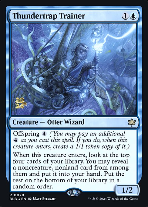 Thundertrap Trainer (78s) [Bloomburrow Promos]