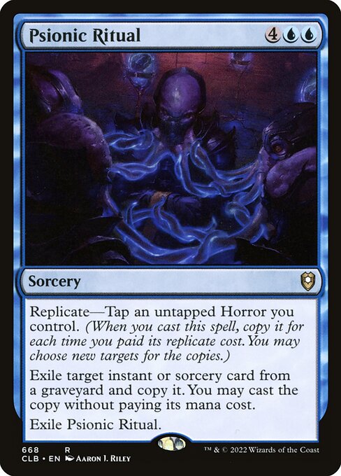 Psionic Ritual (668) [Commander Legends: Battle for Baldur's Gate]