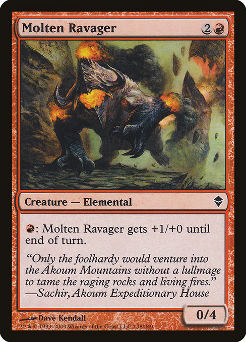 Molten Ravager (138) [Zendikar]