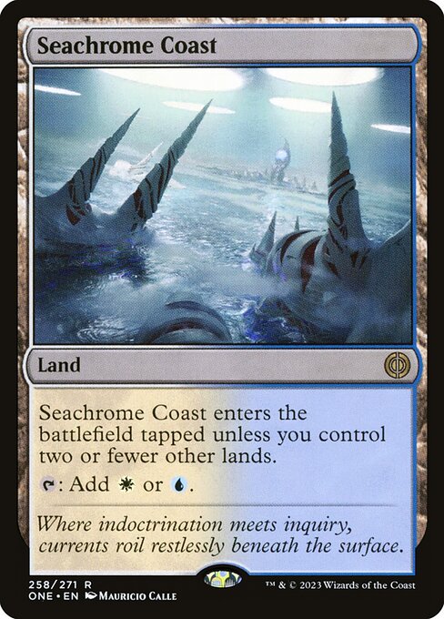 Seachrome Coast (258) [Phyrexia: All Will Be One]