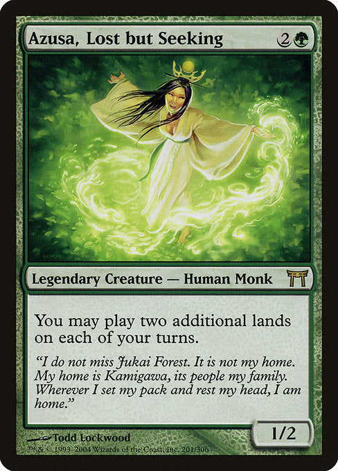 Azusa, Lost but Seeking (201) [Champions of Kamigawa]