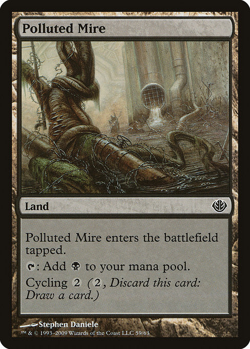 Polluted Mire (59) [Duel Decks: Garruk vs. Liliana]