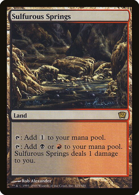 Sulfurous Springs (325★) [Ninth Edition]