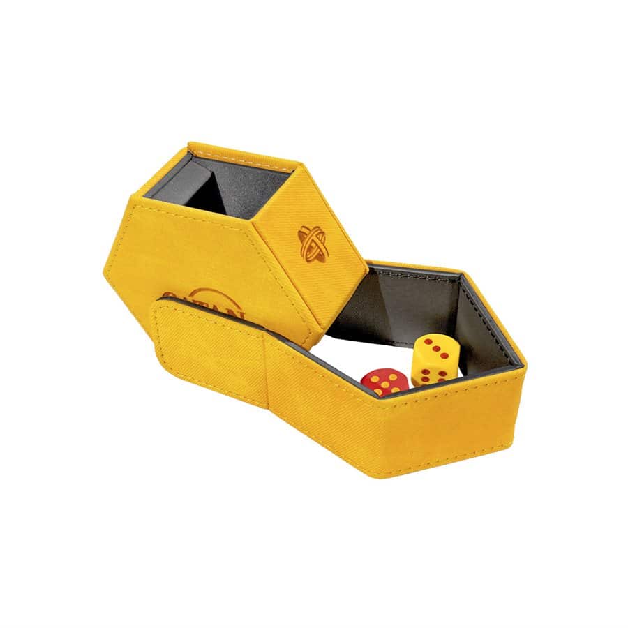 Gamegenic Yellow Hexatower Dice Tray image 1