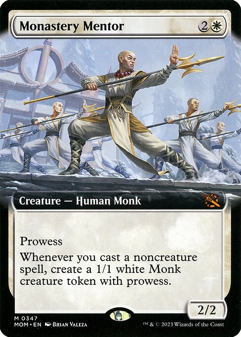 Monastery Mentor (347) [March of the Machine] [Extended Art]