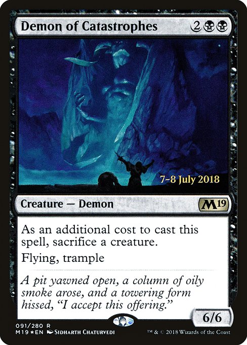 Demon of Catastrophes (91s) [Core Set 2019 Promos]