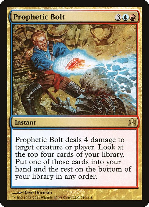 Prophetic Bolt (219) [Commander 2011]