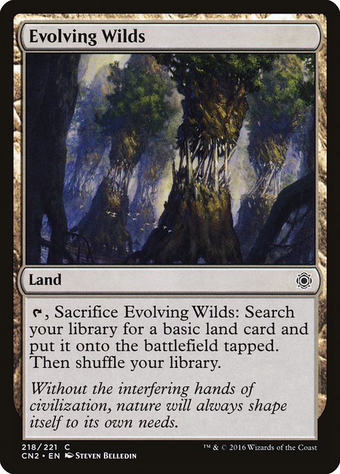 Evolving Wilds (218) [Conspiracy: Take the Crown]