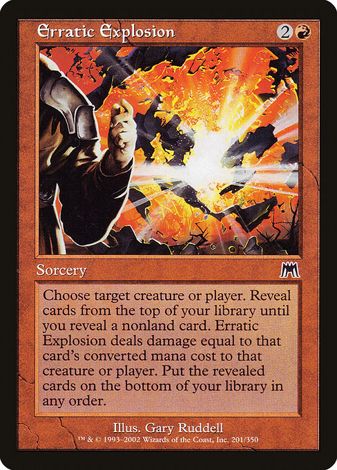 Erratic Explosion (201) [Onslaught]