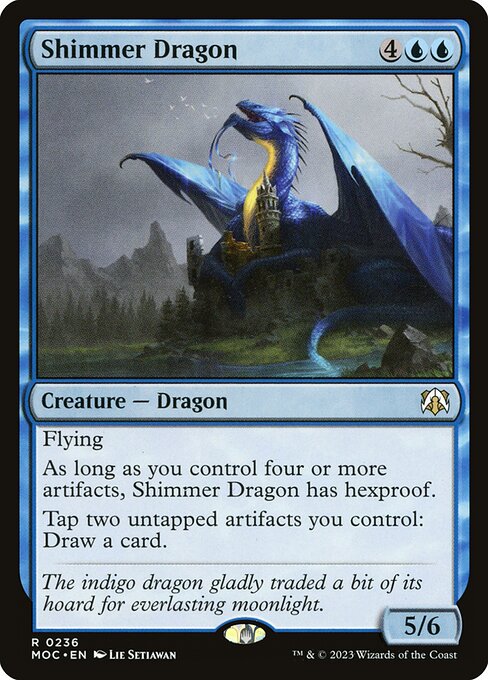 Shimmer Dragon (236) [March of the Machine Commander]