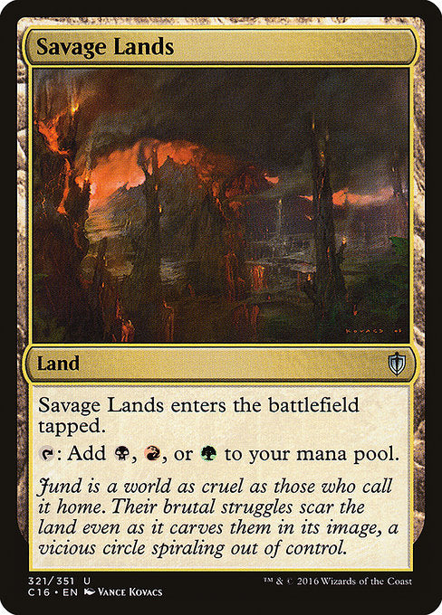 Savage Lands (321) [Commander 2016]
