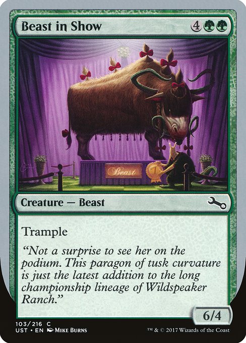 Beast in Show (103d) [Unstable]