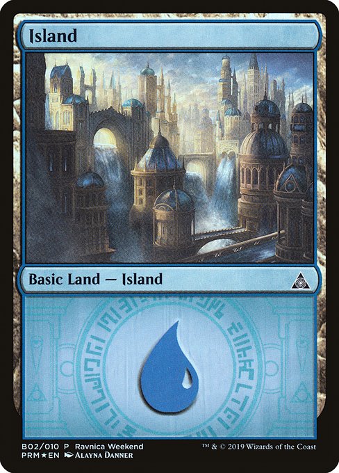 Island (B02) [RNA Ravnica Weekend]