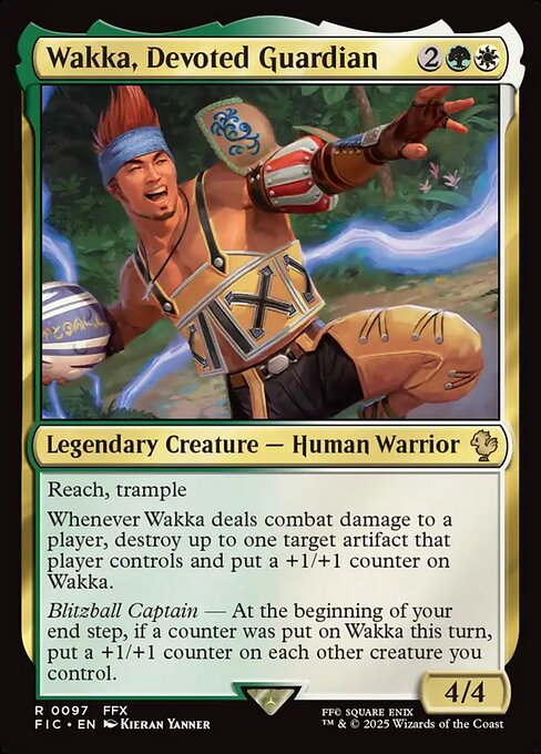 Wakka, Devoted Guardian (97) [Final Fantasy Commander]