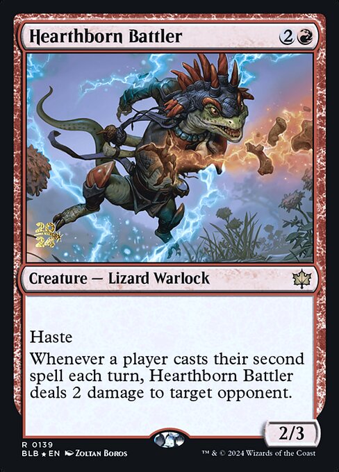 Hearthborn Battler (139s) [Bloomburrow Promos]