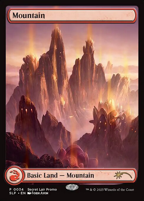 Mountain (34) [Secret Lair Showdown]
