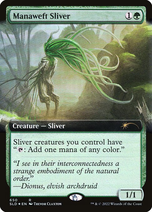 Manaweft Sliver (650) [Secret Lair Drop] [Extended Art]